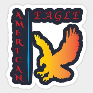 American Eagle Best Design Sticker